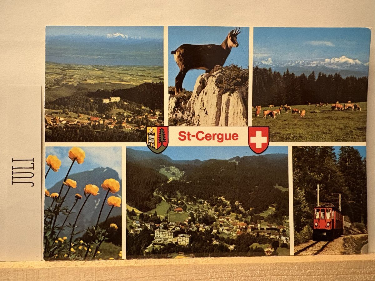 Ansichtskarten: AK von St-Cergue – Gebraucht aus Rümlang von Kartenpost1