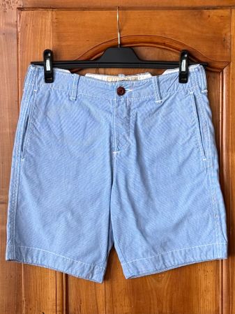 Hollister Co Shorts klein kariert blau kurze Hosen Gr.28 XS