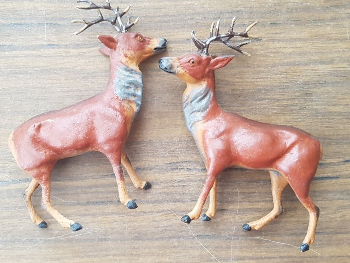 Figuren: Tierfiguren antik - Hirschen 2 Stück – Gebraucht aus Mörschwil von wunderkiste44 5
