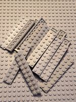 Lego 18x Platten 2x 10 (3832) alt und neu hellgrau