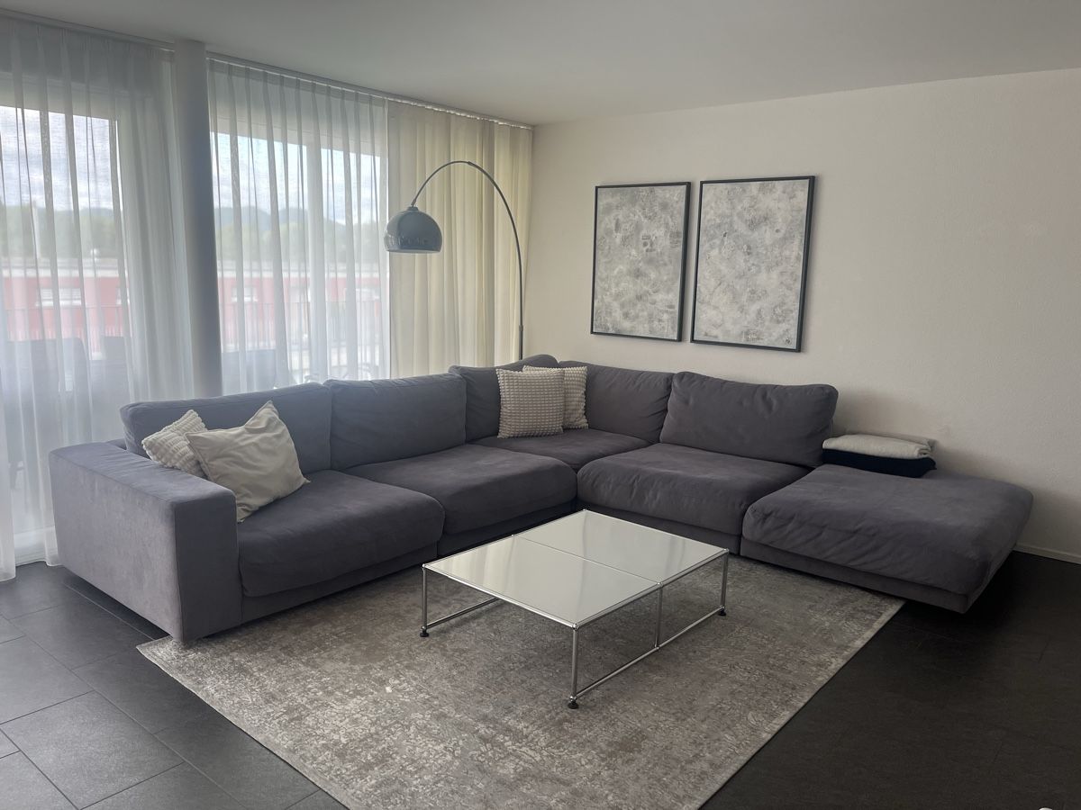 Divani: Graues Ecksofa - sehr gemütlich! – Usato da Döttingen venduto da Pinselwerk12