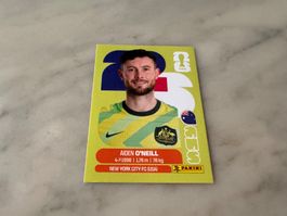 Panini FIFA Fussball WM 2026 Sticker Aiden O'Neill AUS 14
