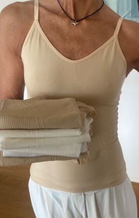 Weisses Sporttop / Unterwäsche Yoga Top XS Neu