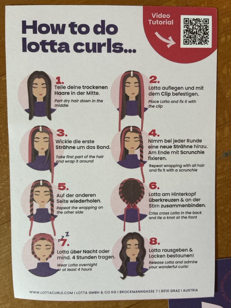 Altro per la cura dei capelli: Lotta Curls Lockenband – Nuovo (secondo la descrizione) da Seuzach venduto da Lulli12 1