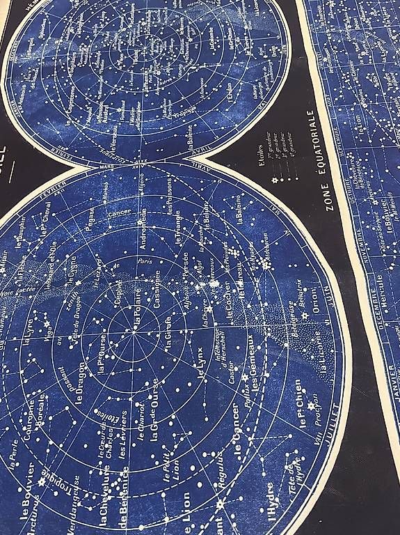 Schallplatten:  4 toiles tissu nirvana astronomie astrologie sans cadre – Gebraucht aus Renens VD von aur_5x2s 3