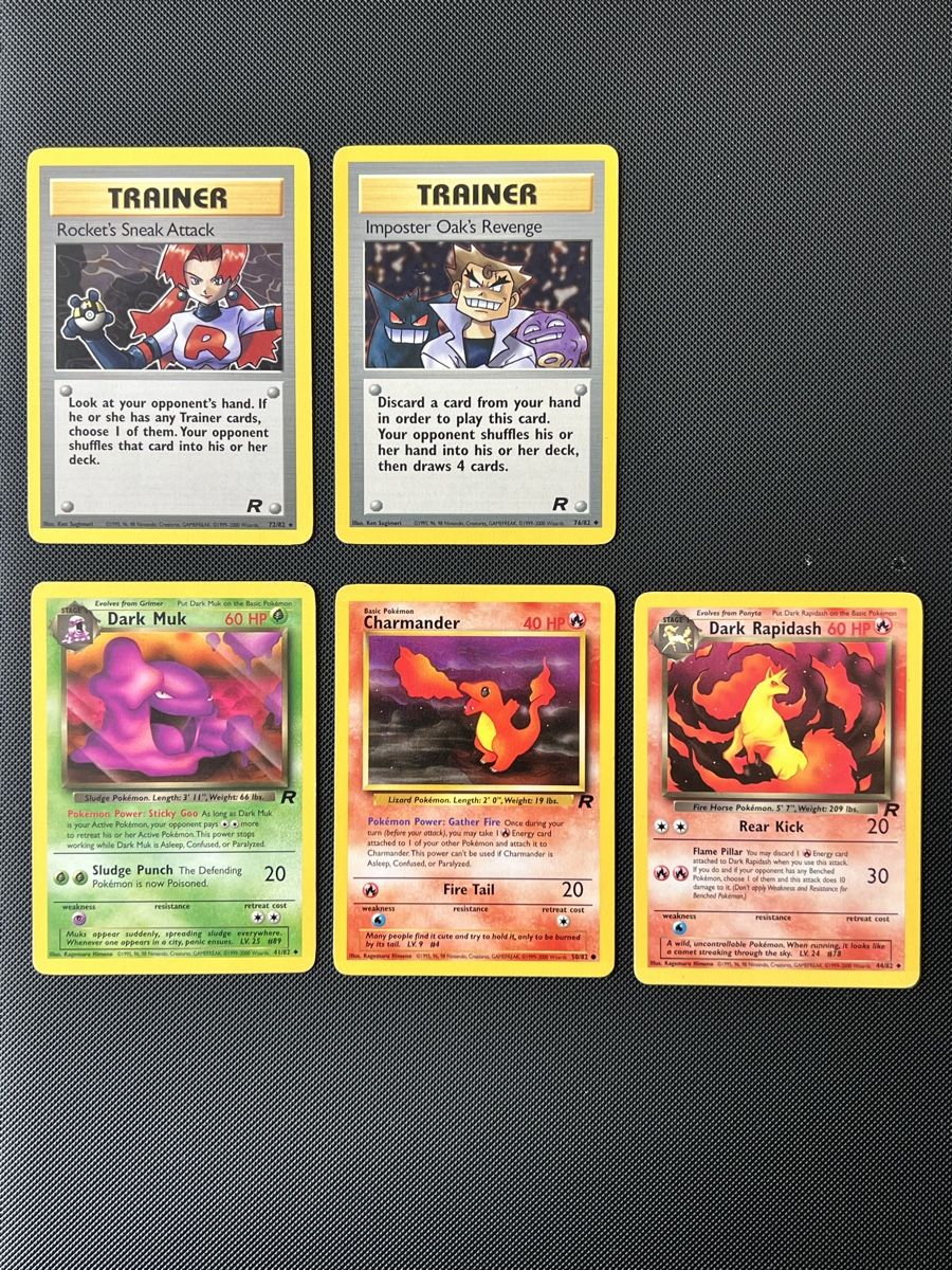 Pokémon Carte collezionabili: Pokemon Team Rocket Lot – Usato da Zollikon venduto da inf_l5jd