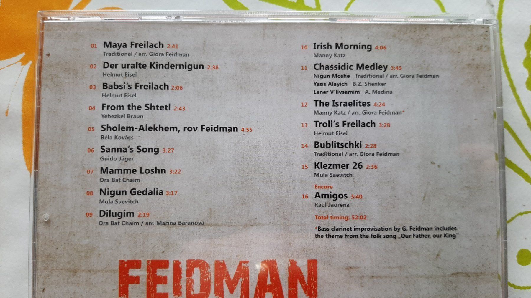CD: CD Feidman & Gitanes Blondes – Usato da Pully venduto da bro_n52j 3