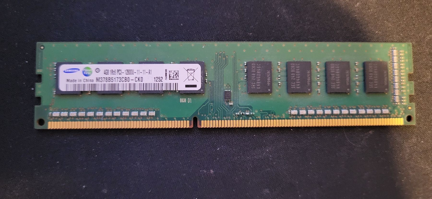 Samsung Memoria / RAM: 4gb ddr3 1252 3x – Usato da Waldstatt venduto da Durstigog