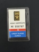 Goldbarren 1g Credit Suisse