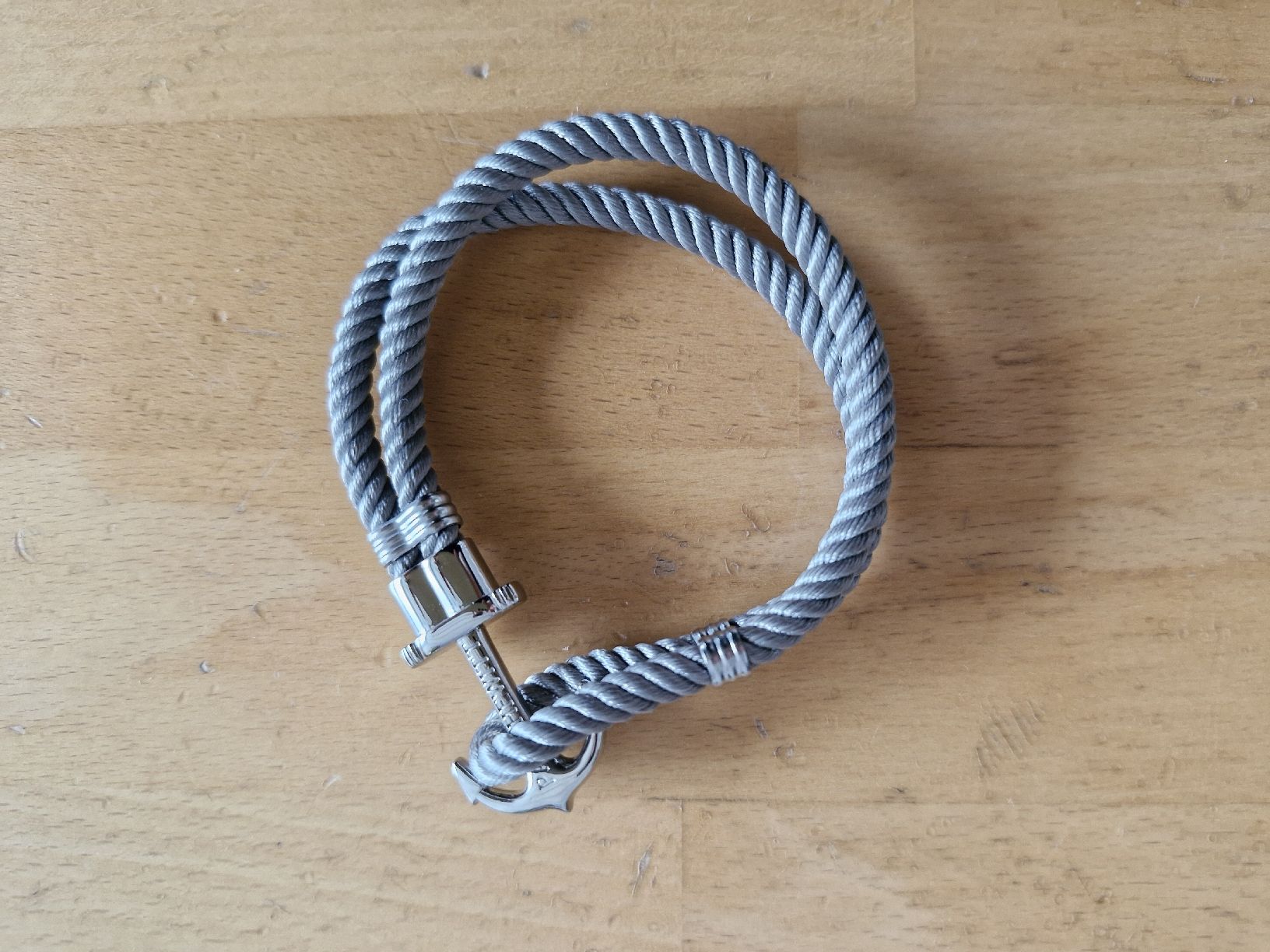 Bracciali & Braccialetti: Anker-Armband von Rhomberg in edlem hellblau – Usato da Elsau venduto da sanoli01