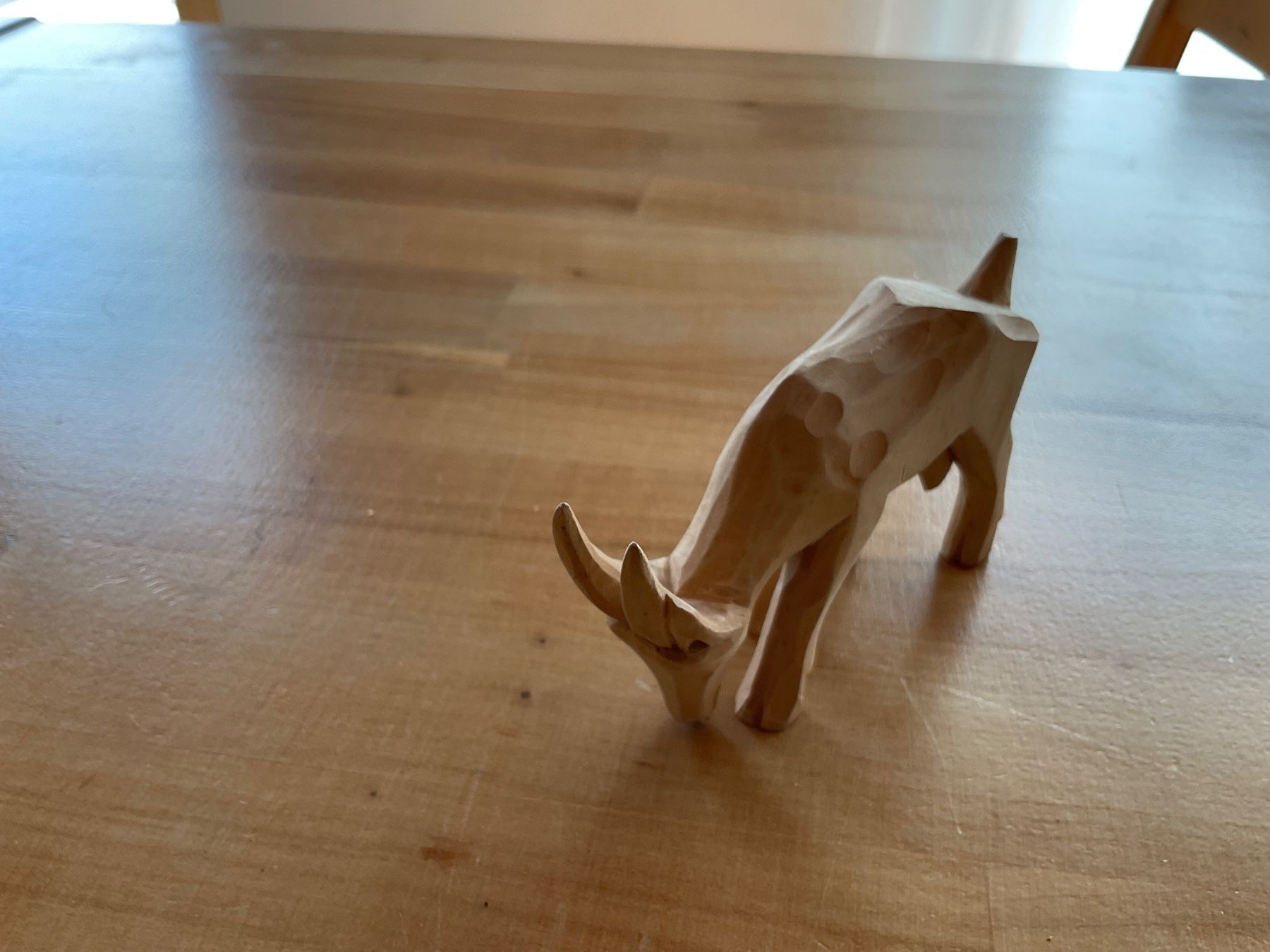 Figurines: Holz Figur Ziege – D'occasion à Rümlang par Sambas19 3