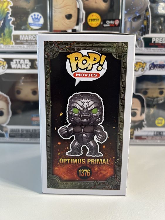 POP Transformers: Rise Of The Beasts – Optimus Primal In Vinile Funko (9,5 Cm) Con Custodia Protettiva