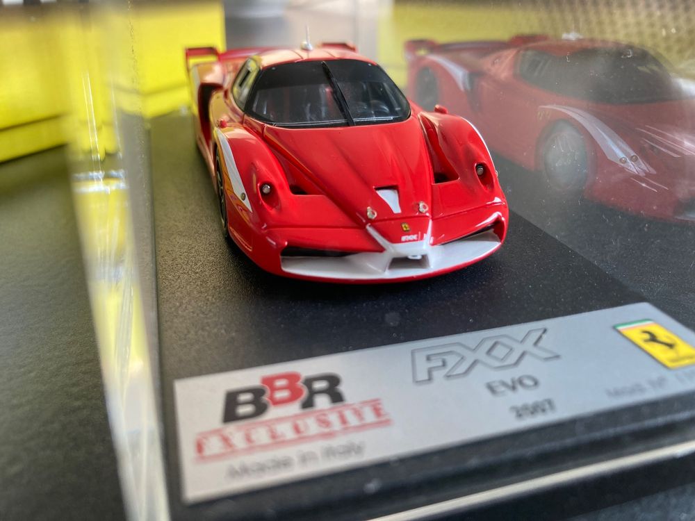 1/43 BBR 180* FERRARI FXX 2006 NOIR MAT N°04/15