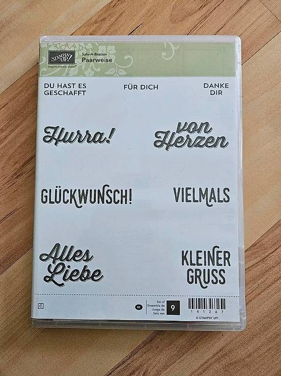 Stampin' up! Stempel: Stempelset von Stampin up  "Paarweise" – Gebraucht aus Frauenkappelen von evangelina78