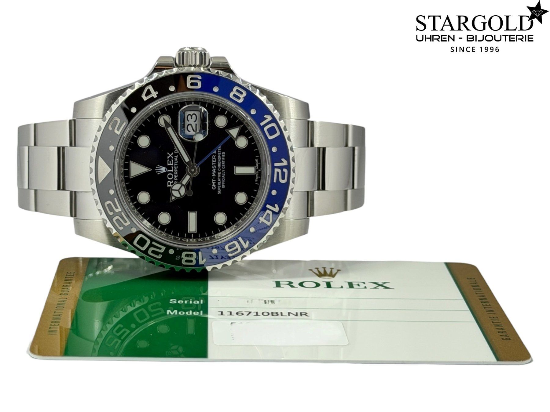 Rolex Montres: Rolex GMT-Master II "Batman" - 126710BLNR – D'occasion à Zürich par Stargold-Uhren 9