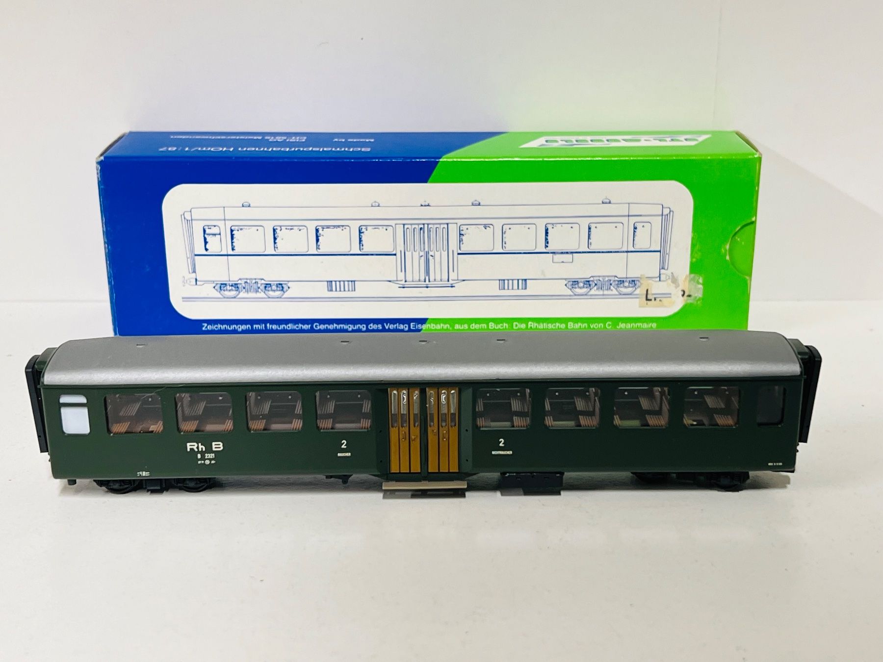 Modellini di ferrovie: STL-Models RhB B 2321  Personenwagen – Nuovo (secondo la descrizione) da Geroldswil venduto da TopTrain54 2