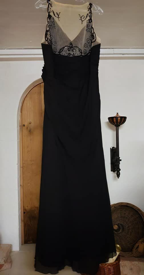 Kleider: Abendkleid in schwarz mit Tattoo-Optik – Neu (gemäss Beschreibung) aus Schaffhausen von AtelierPudesco 1