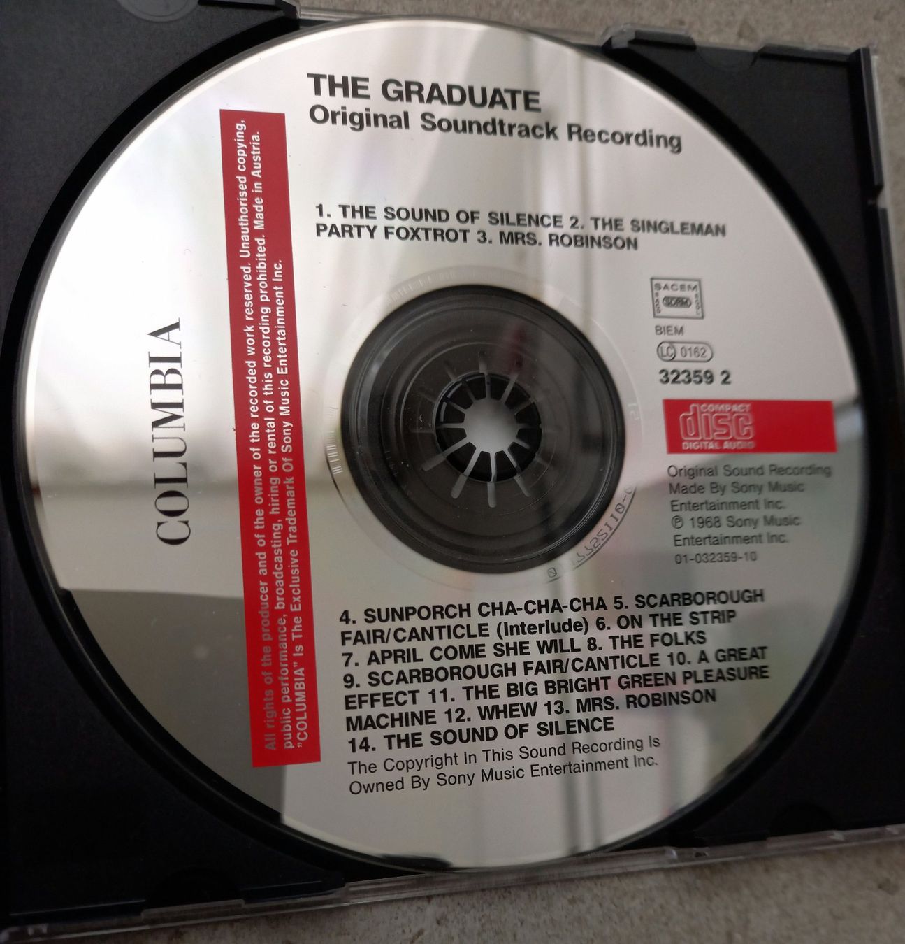 CD: CD "THE GRADUATE" – Nuovo (secondo la descrizione) da Binningen venduto da mar_2jlr 3