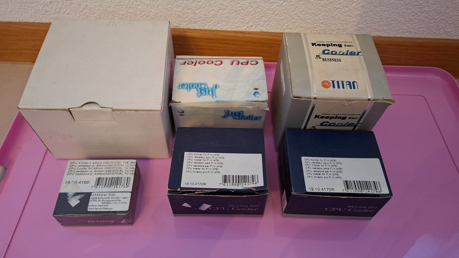 Componenti elettronici: Lotto Dissipatori per PC Nuovi – Nuovo (secondo la descrizione) da Genestrerio venduto da mor_fnw8 1