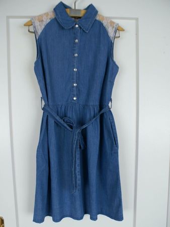Sommer Kleid, Gr. S, Jeansoptik, wie Neu