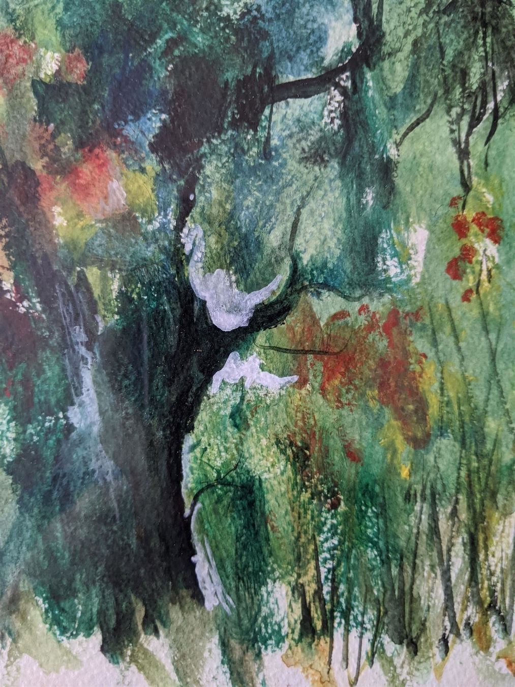 Tableaux: CHARLES BÉCHIR : Pommier abstrait – D'occasion à Petit-Lancy par kine 4