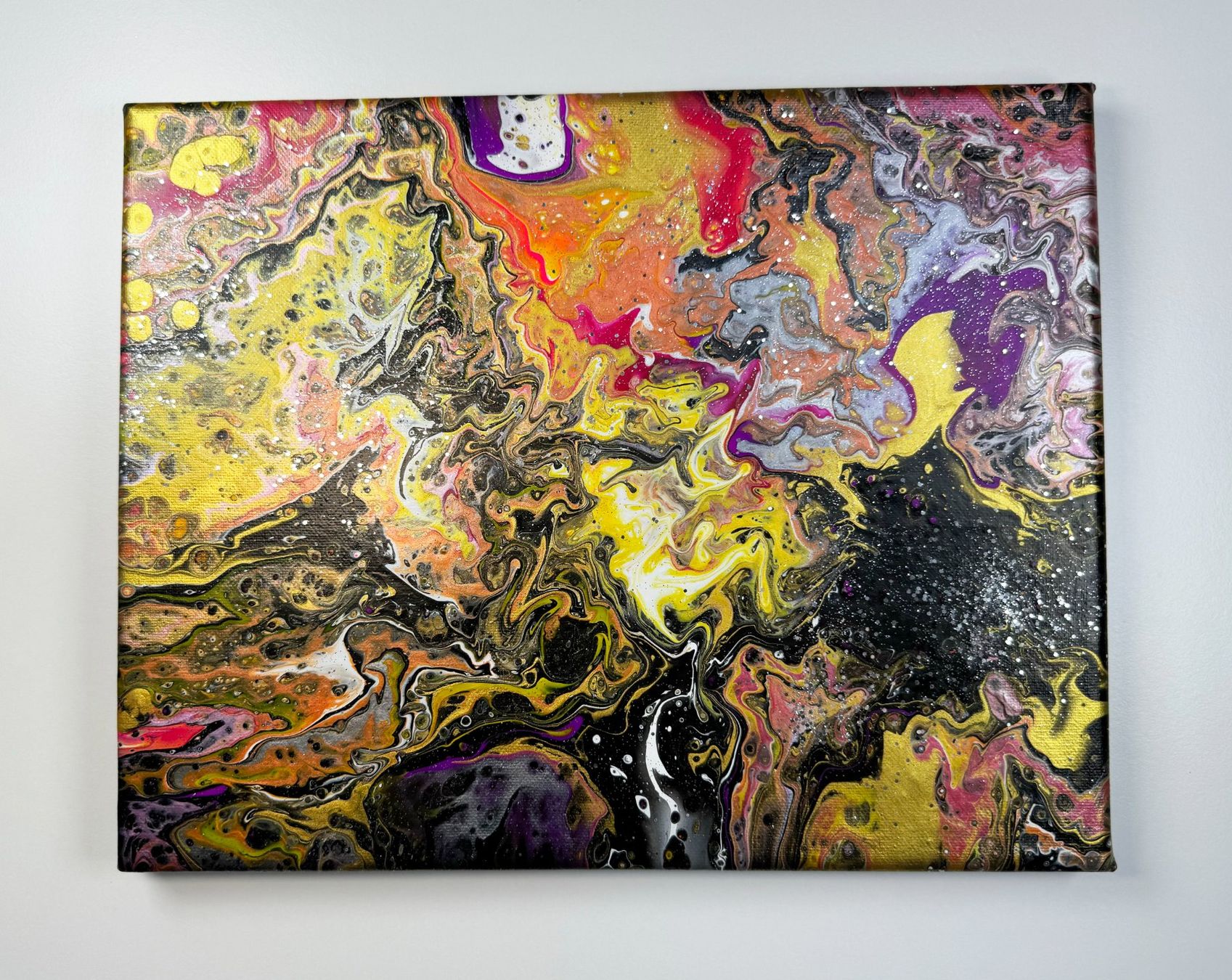 Dipinti: Acryl-Flüssigkeitsmalerei, rechteckig – Usato da Schlieren venduto da MayaSheng1983