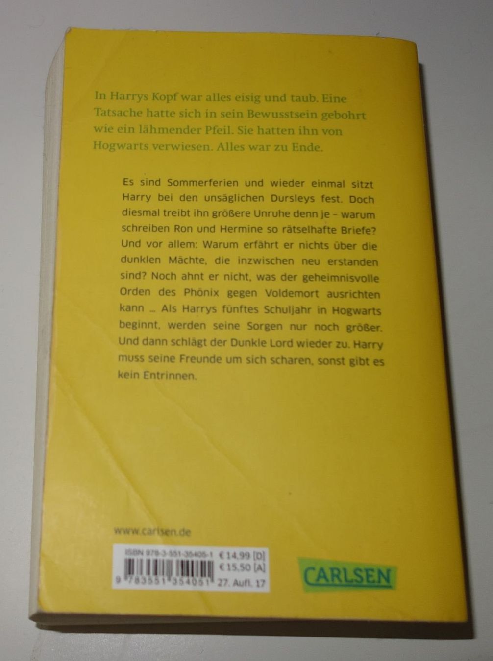 Libri: HARRY POTTER und der Orden des Phönix – Usato da Dietlikon venduto da Web-Trader 2
