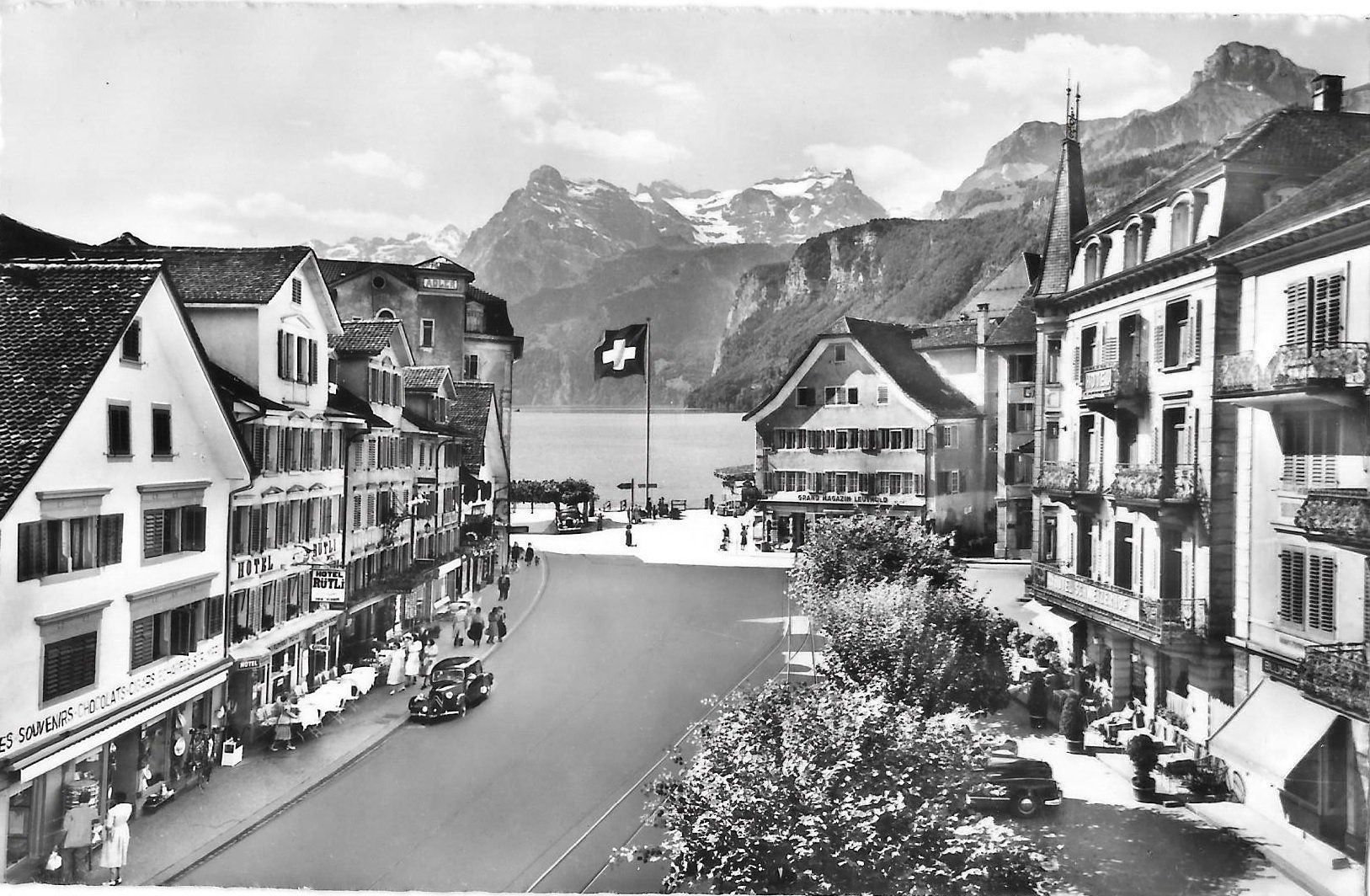 Cartoline postali: Brunnen Teilansicht – Usato da Olten venduto da clotaldi