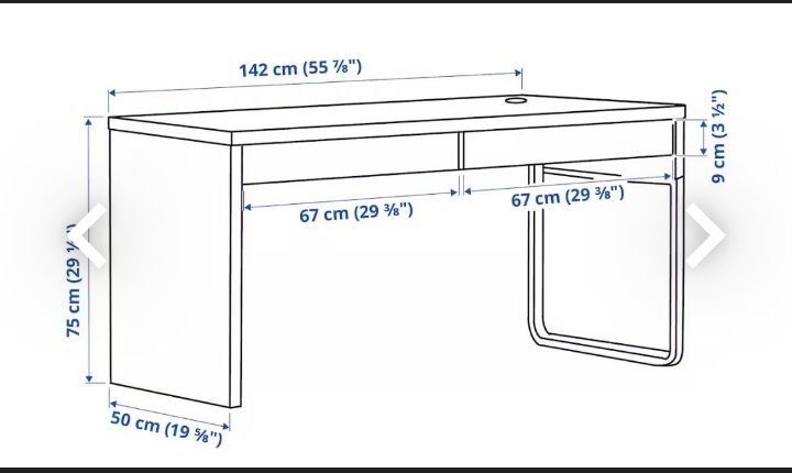 Ikea Schreibtische: Ikea MICKE Schreibtisch weiss – Gebraucht aus Basel von  2