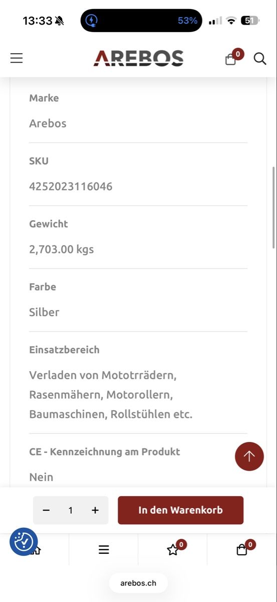 Rampes d’accès: Auffahrrampe – Neuf (Voir description) à Rümlang par hal_mr29 1