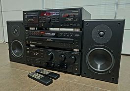JVC Hi-Fi Stereoanlage + Lautsprecher I.Q Lady Mini