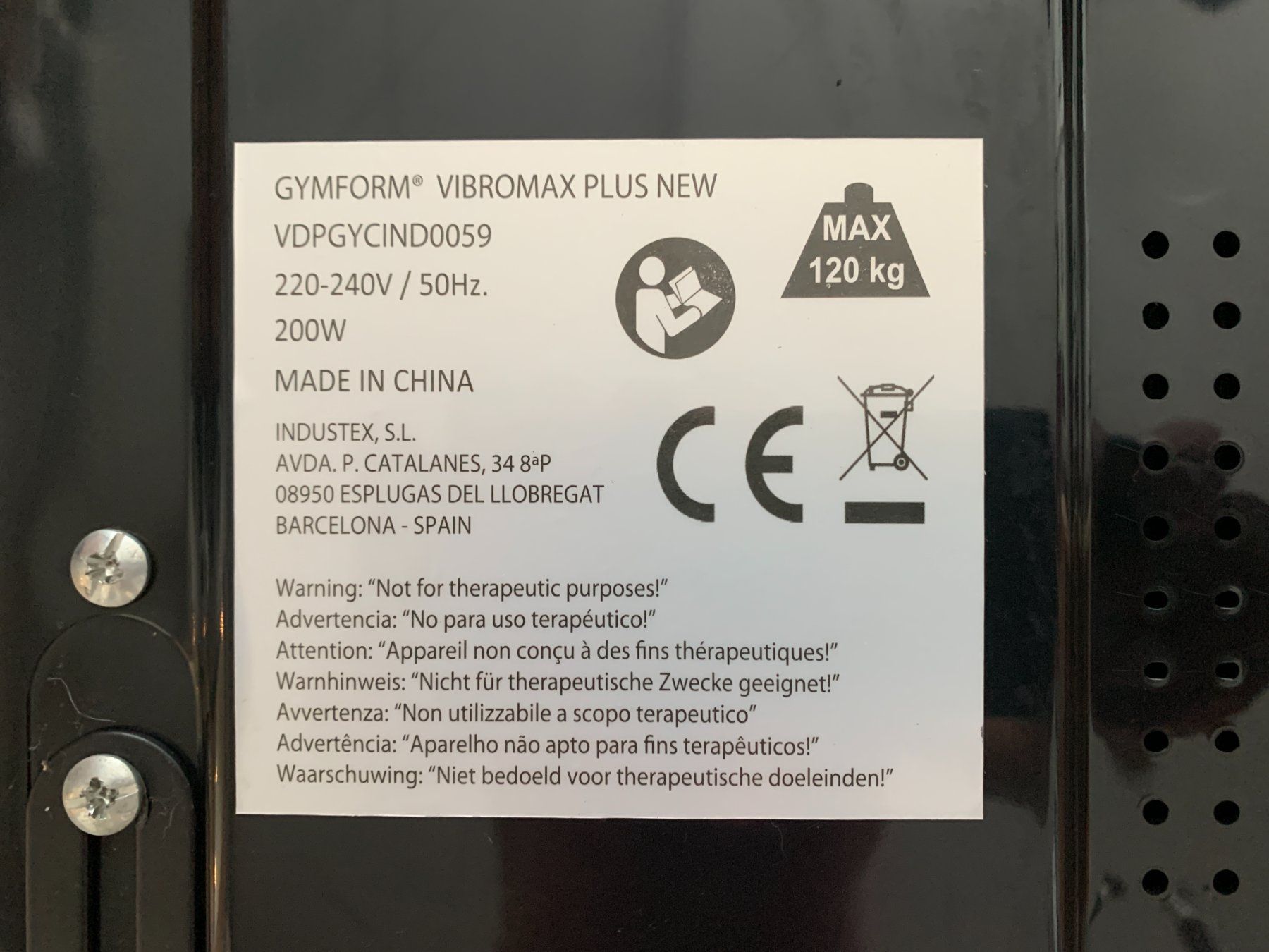 Hometrainer: Vibrationsplatte Gymform Vibro Max Plus **SCHNÄPPCHEN** – Gebraucht aus Waldkirch von kanada015 4