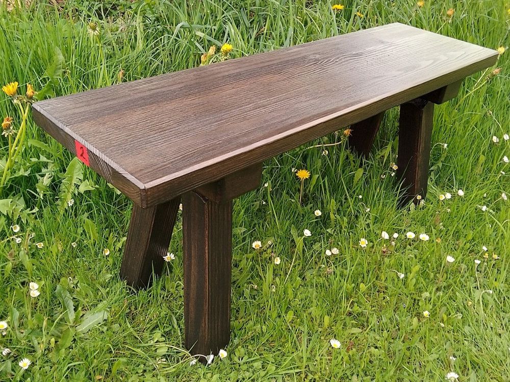 Holzbank, Gartenbank, wetterfest, Schweizer Holz 100 cm Kaufen auf