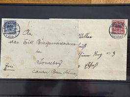 2 Briefchen Deutsches Reich