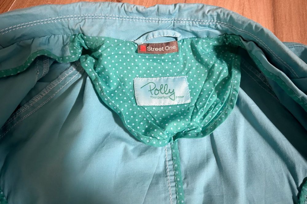 Kostüme: STREET ONE Blazer, Grösse 36, türkis – Gebraucht aus Laufen von Gwitterchischte 2