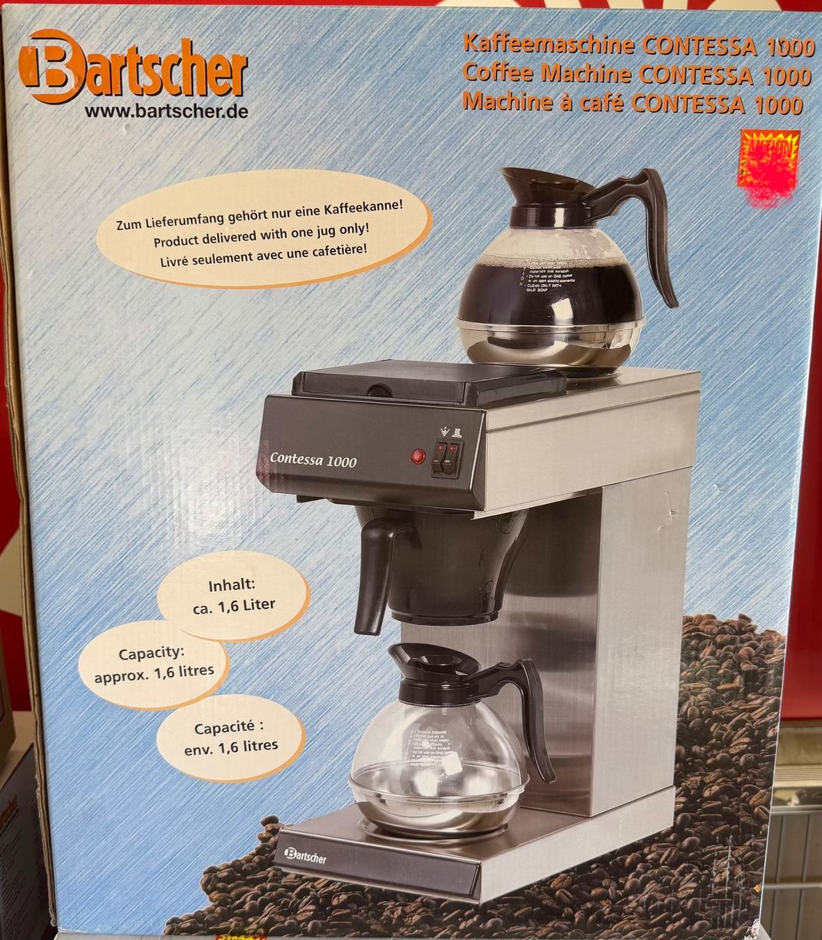 Kaffeemaschinen & Espressomaschinen: Bartscher Kaffeemaschine – Neu und originalverpackt aus Interlaken von Skandalpreis