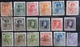 Luxemburg ex. Kat. 127-165 * / gest. 1921/26
