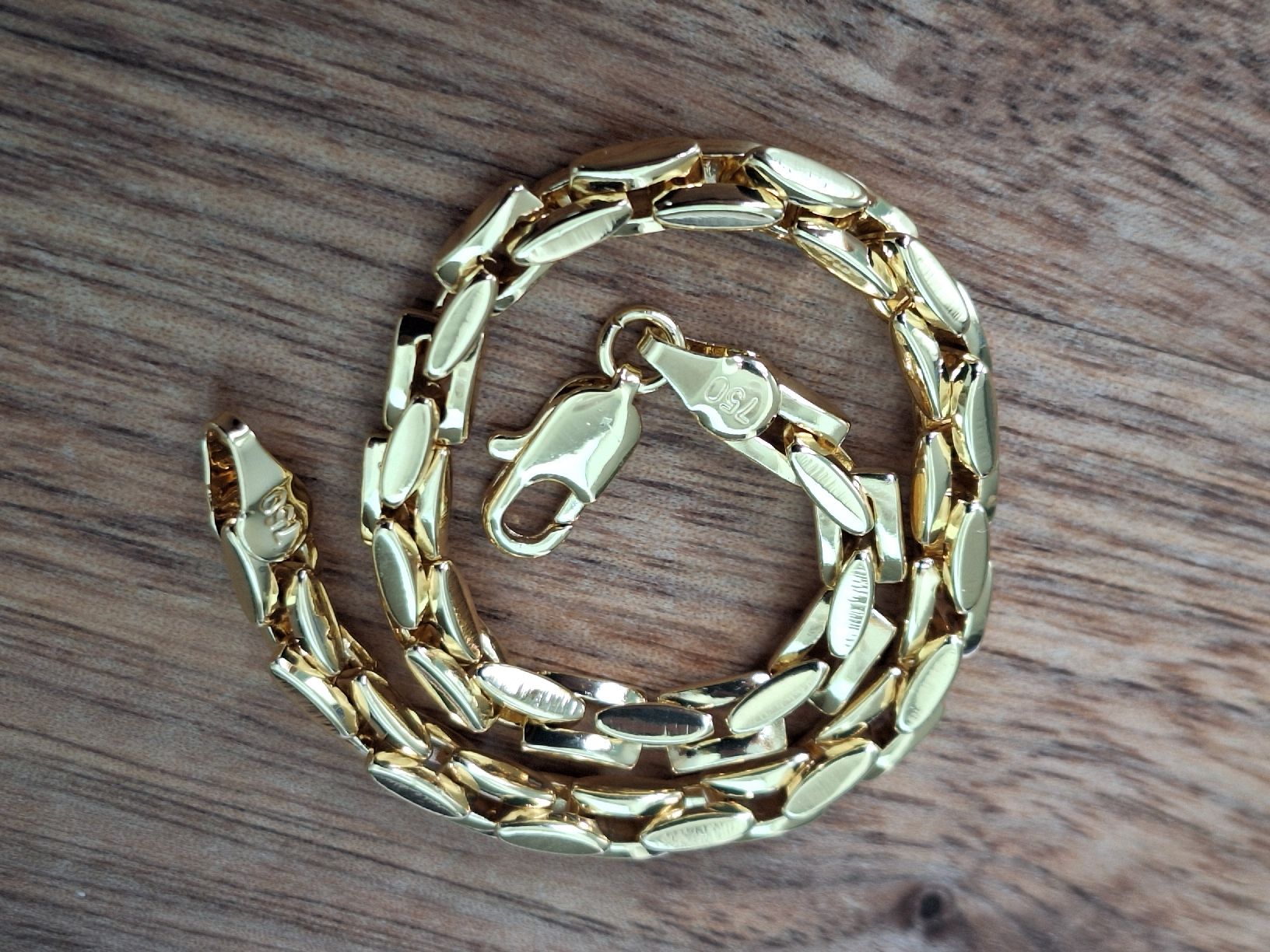 Armbänder & -reifen: Goldene Armkette ca. 20 cm lang  – Gebraucht aus Dornach von bals28 2