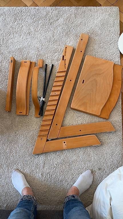 Hochstühle: Stokke Tripp Trapp geölt  – Gebraucht aus Bern von Roadrunne4