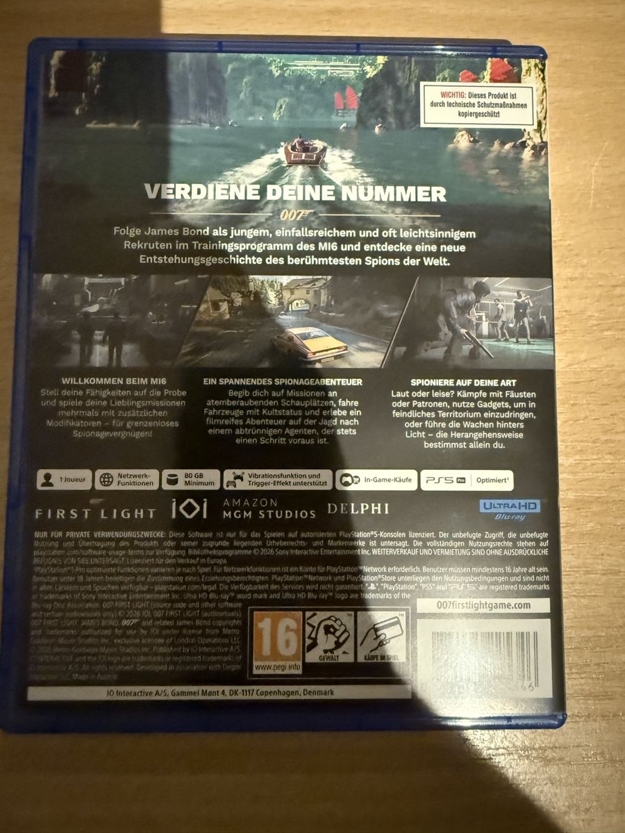 Jeux: 007 First Light /PS5 – D'occasion à Dietikon par Molella 1