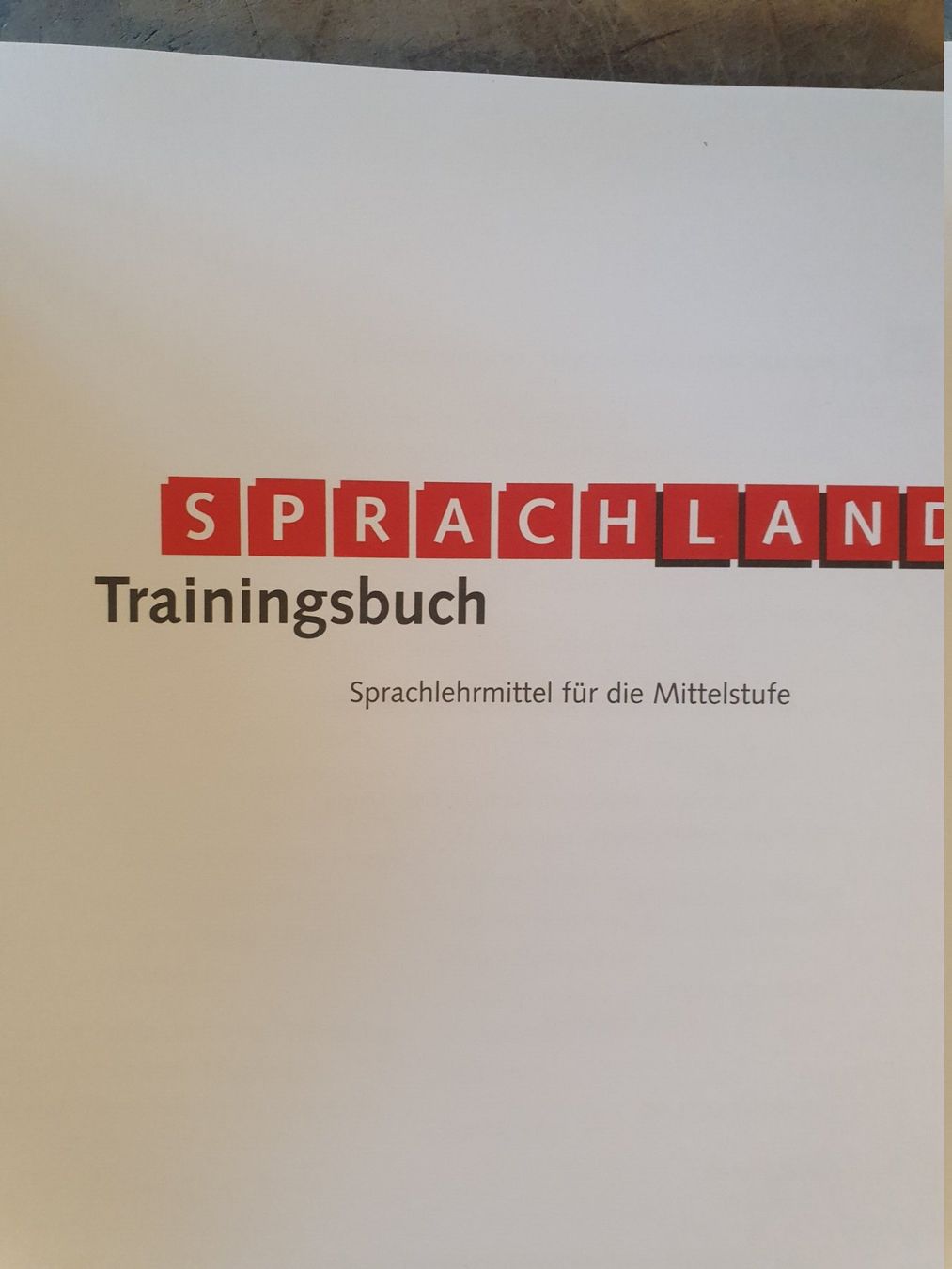 Libri: Sprachland Trainingsbuch – Usato da Zürich venduto da loosebone 1