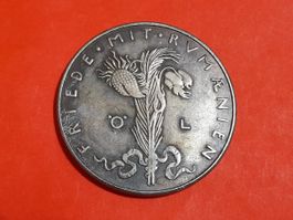 Medaille 1918, Friede mit Rumänien, 36mm