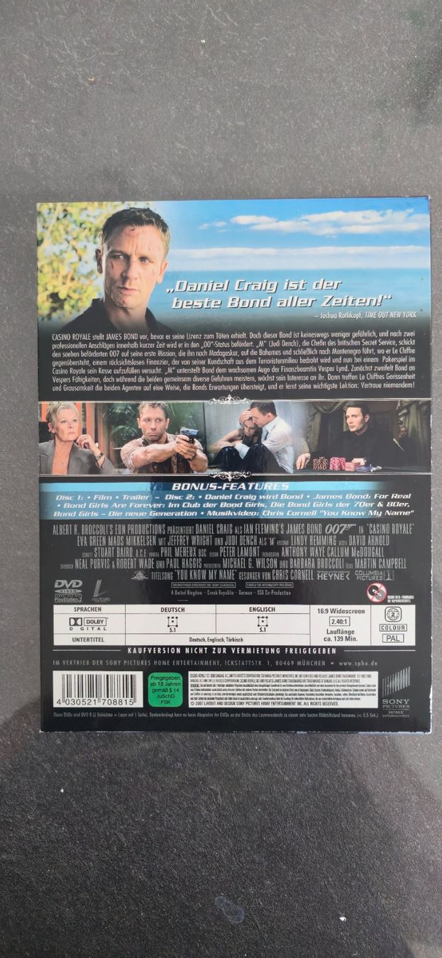 Tous les DVDs: James Bond Casion Royale – Neuf (Voir description) à Zürich par Enver90 1