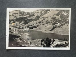 AK 1937 Schwarzsee Fribourg gelaufen (G3620)