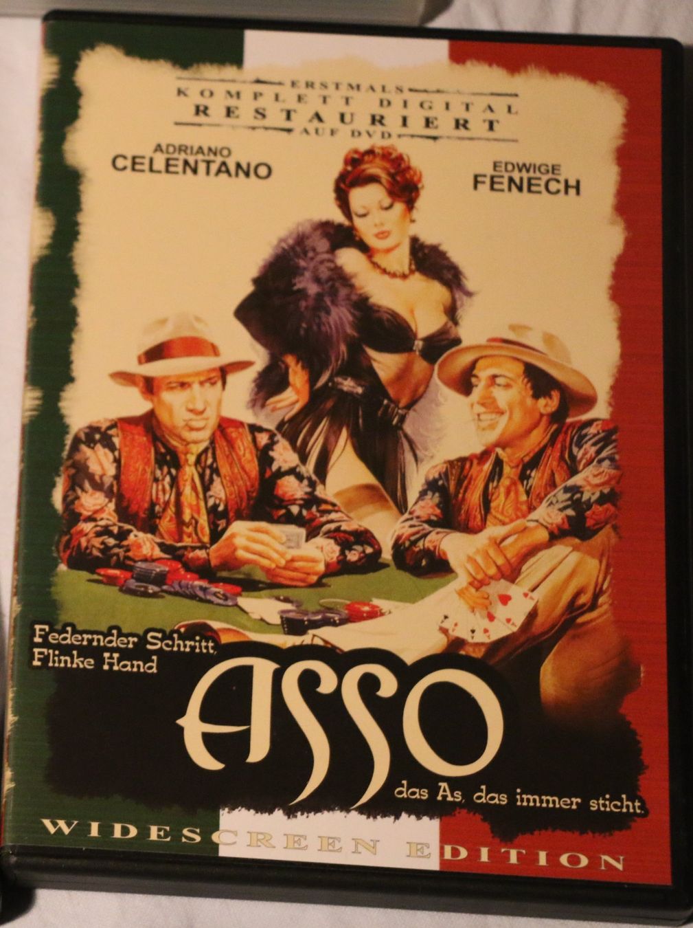 Tutti i DVDs: DVD Asso - Das As das immer sticht / Adriano Celentano/ 1981 – Usato da Stettlen venduto da togram4