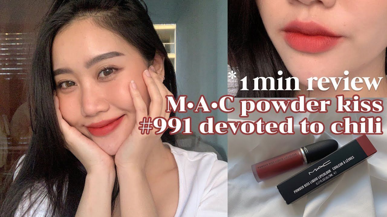 Make-up: MAC Powder Kiss Lipstick Devoted To Chili – Nuovo (secondo la descrizione) da Eichberg venduto da Kati30
