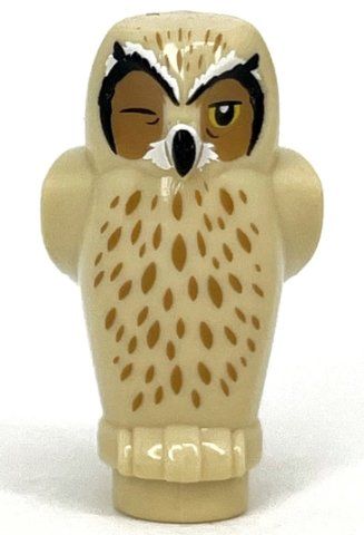 Lego Kit di costruzioni: LEGO 92084pb05 Tan Owl, Angular Features with Black Beak – Nuovo (secondo la descrizione) da Basadingen venduto da tot_59zf