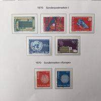 Briefmarkenserie 1970–1979 von Nr. 476 bis Nr. 635