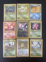 9 Pokemon Sammelkarten Set gemischte Editionen 