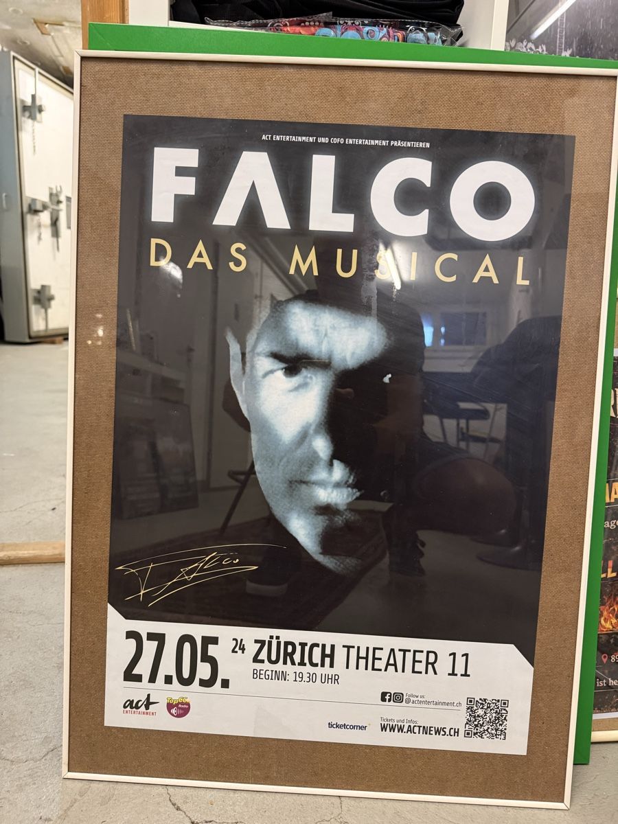 Poster & Bilder: Konzertplakat gerahmt – Gebraucht aus Affoltern am Albis von Partyfruit